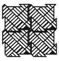 Happy Sinks Sink Mat Set - Black - 4pcs