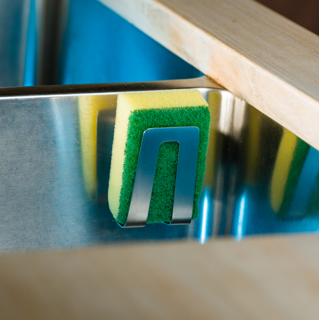 Happy Sinks Magnetic Sponge Holder - Steel