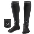 Football Sleeves - Black - LUX - Black / Small