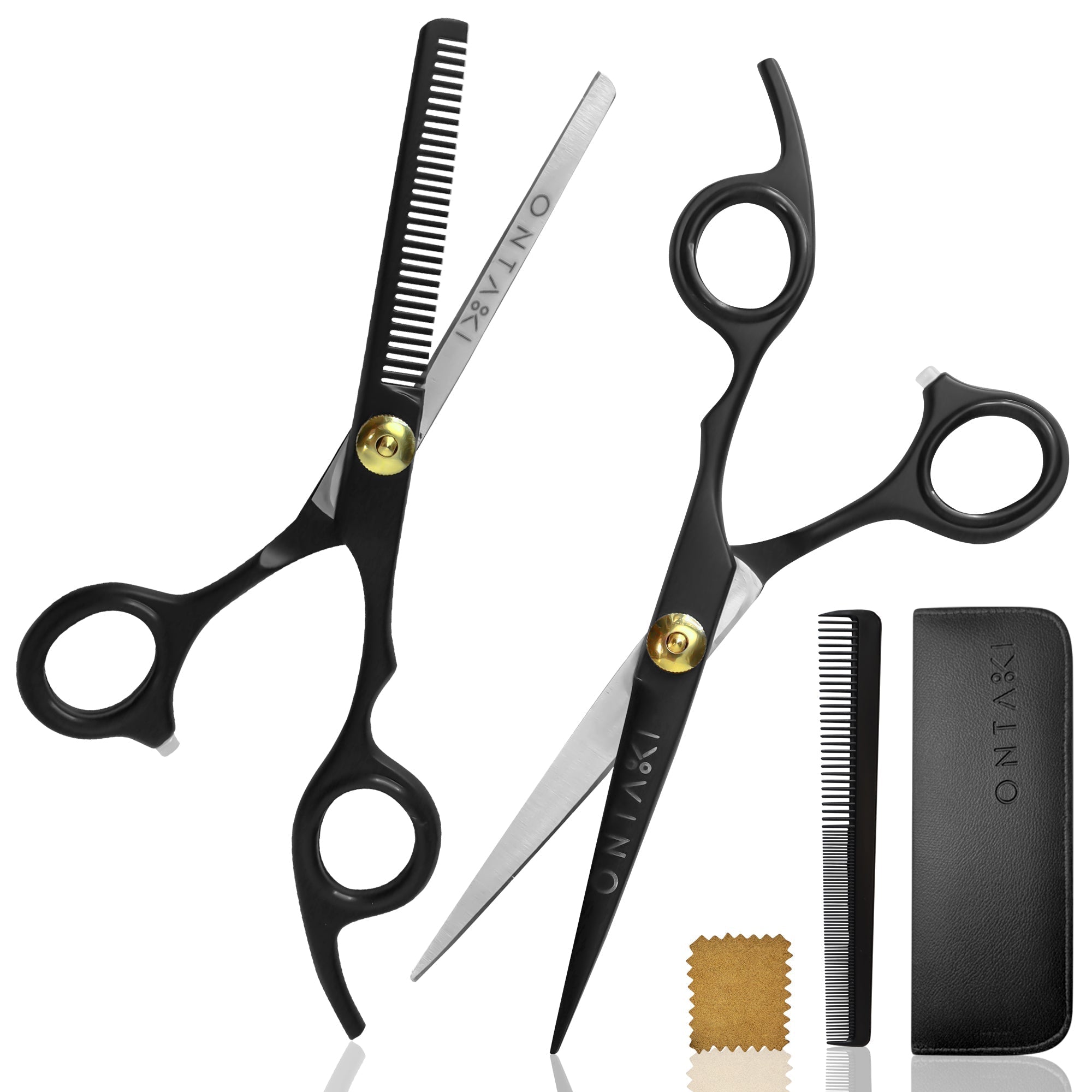ONTAKI Hair Thinning Shears Kit Black