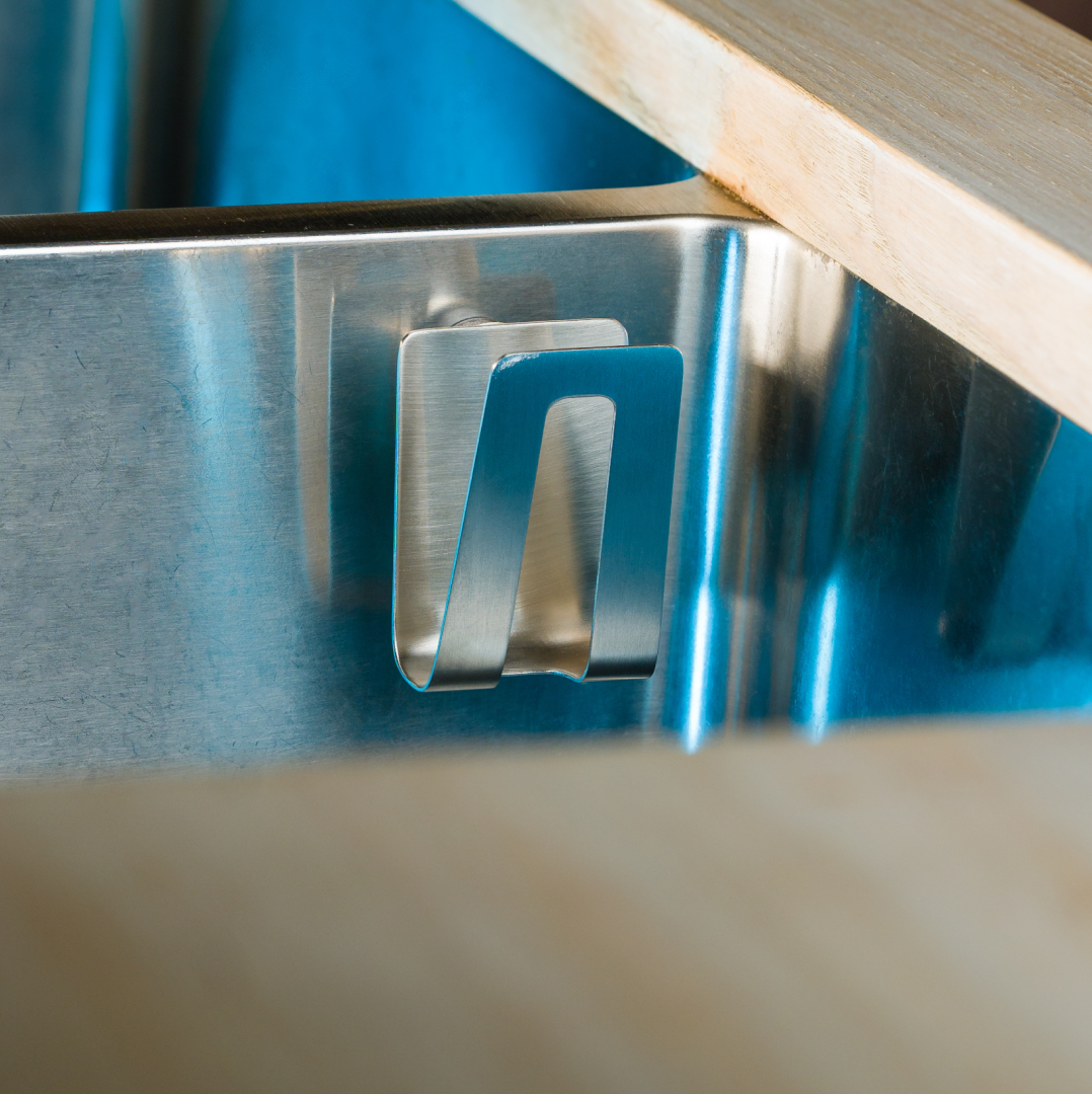 Happy Sinks Magnetic Sponge Holder - Steel